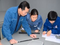 公司舉辦色差、色棋測試