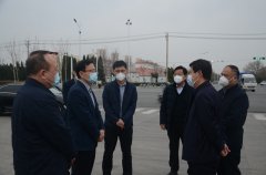 市、區(qū)領(lǐng)導來公司調(diào)研指導疫情防控等工作